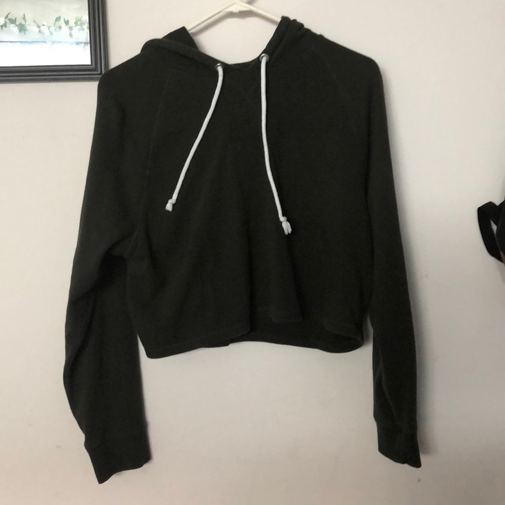 Dark green sweatshirt